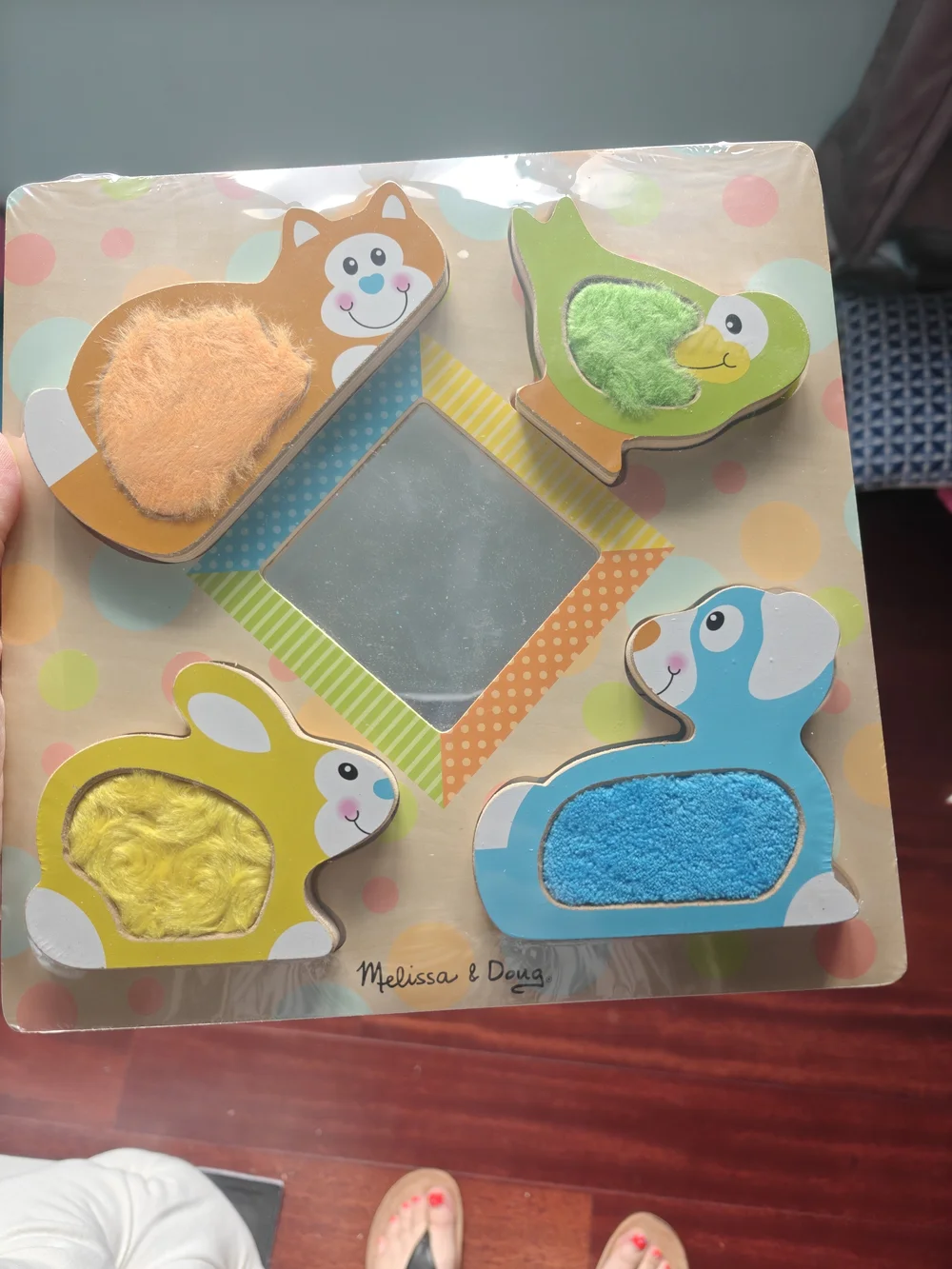 Melissa & Doug Plush Patch Small Pets Puzzle - Multi-Color